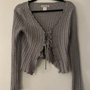 Bow tie sweater top